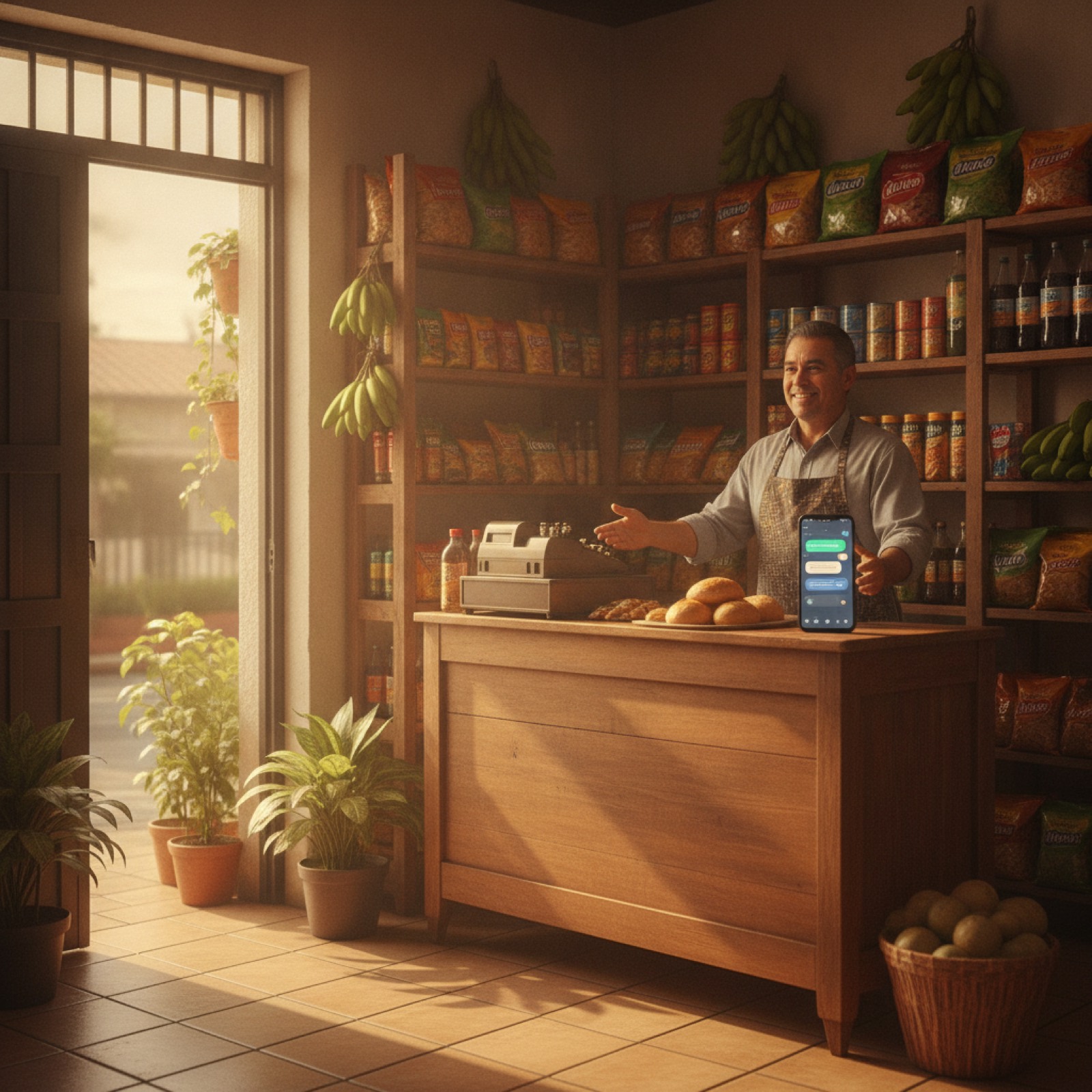 tiendas de barrio, minimercados y supermercados