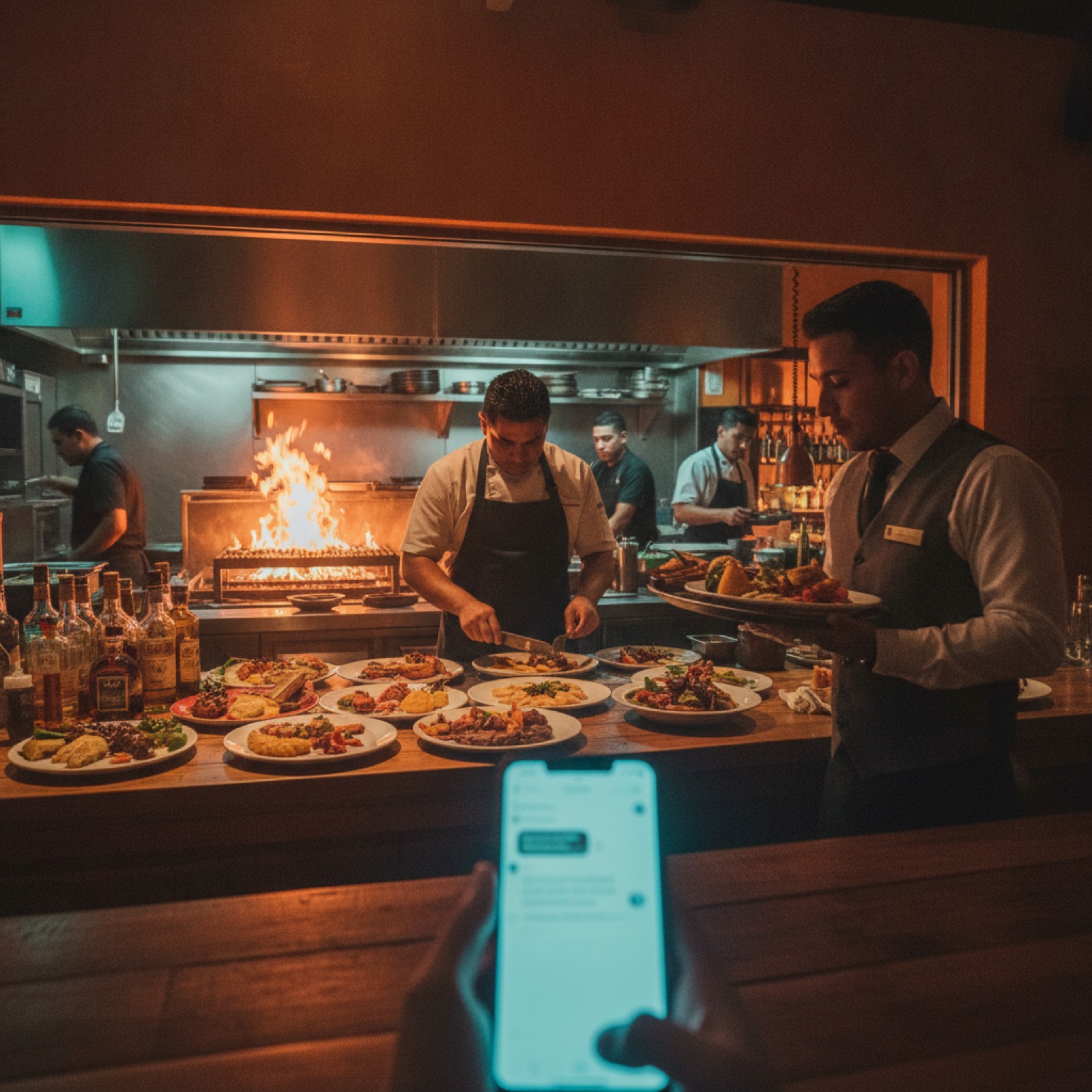 restaurantes, bares y cafés